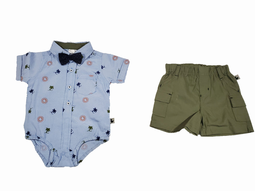 Gentleman's Summer Days 3-Piece Set: Small 6-9 Months