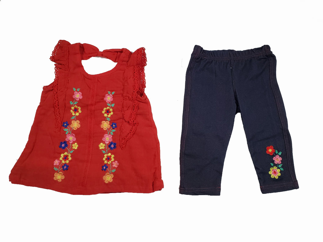 Young Lady's Floral 2-Piece Set - Toddler