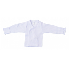 Cargar imagen en el visor de la galería, Rib Knit White Long Sleeve Side-Snap Shirt 3-Pack: Small 6-12 Months
