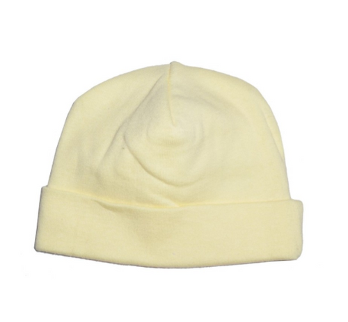 Yellow Pastel Rib Knit Beanie 