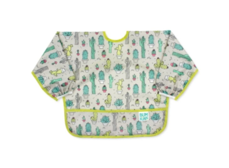 Bumkins Sleeved Bibs - Cacti